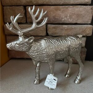 NWT Threshold Silver Elk Reindeer Holiday Winter Holiday Figurine